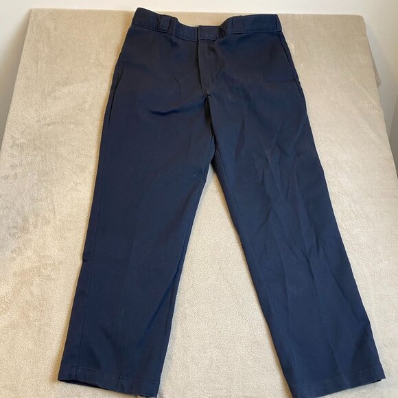 Dickies Mens Pants 40x32 874 Original Fit Mens Navy Work - Picture 2 of 9